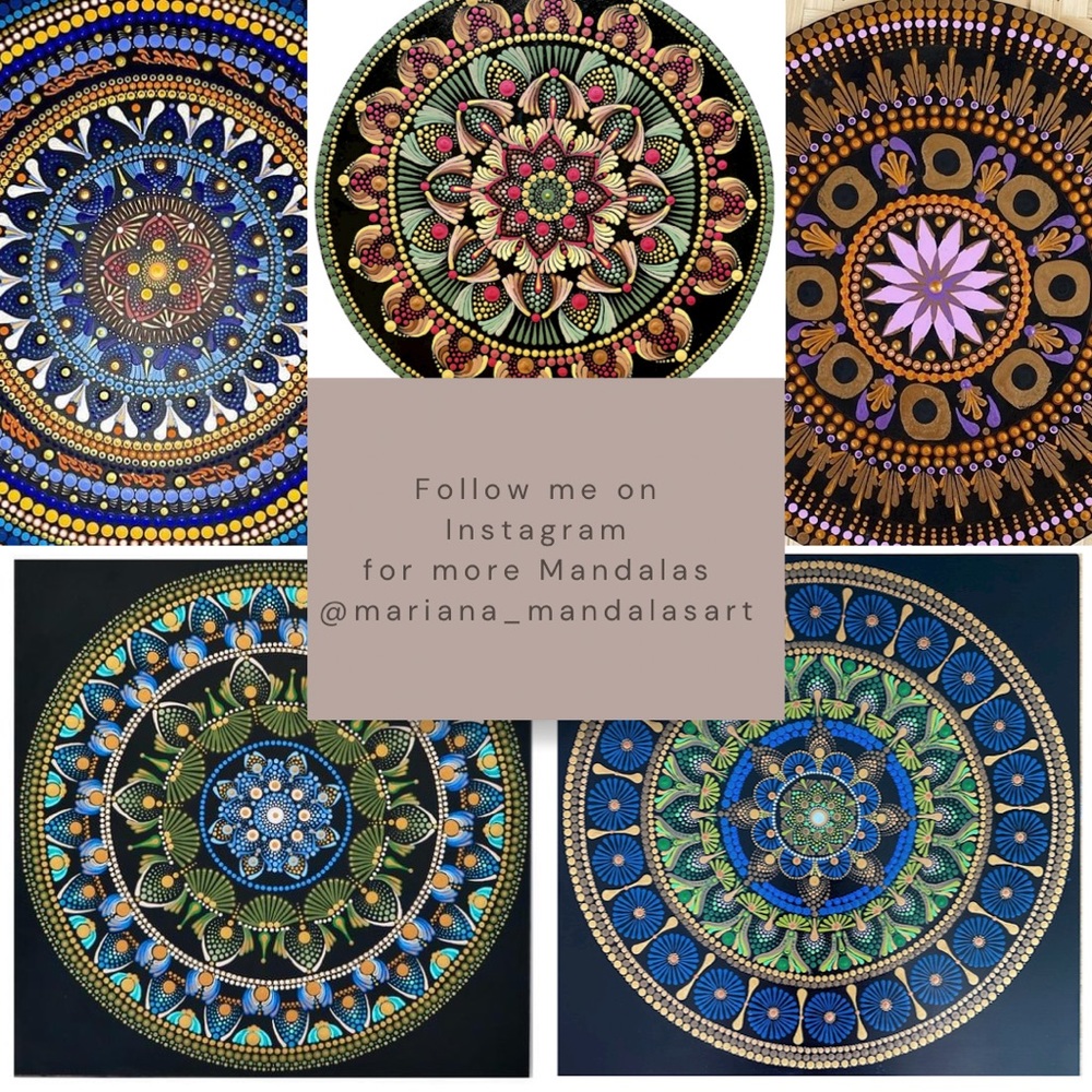 Hand painted Mandalas